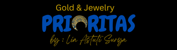 logo prioritas gold black